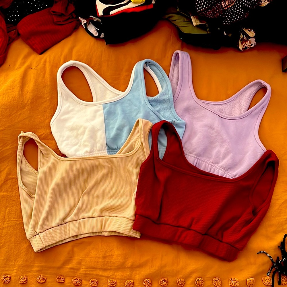 Crop pajama top